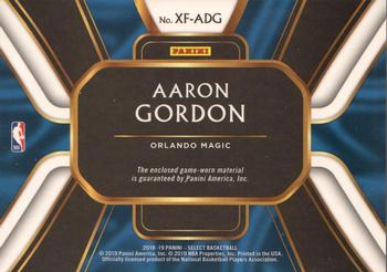 2018-19 Panini Select - X-Factor Memorabilia #XF-ADG Aaron Gordon Back