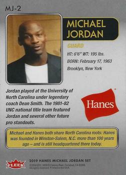 2018-19 Fleer Hanes Michael Jordan 30th Anniversary #MJ-2 Michael Jordan Back