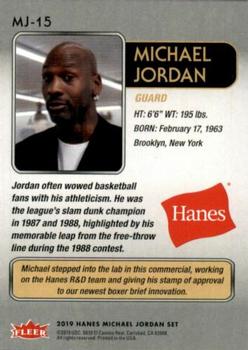 2018-19 Fleer Hanes Michael Jordan 30th Anniversary #MJ-15 Michael Jordan Back