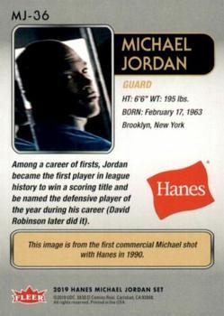 2018-19 Fleer Hanes Michael Jordan 30th Anniversary #MJ-36 Michael Jordan Back
