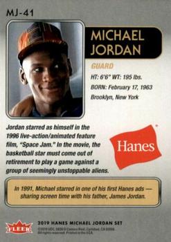 2018-19 Fleer Hanes Michael Jordan 30th Anniversary #MJ-41 Michael Jordan Back