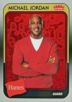 2018-19 Fleer Hanes Michael Jordan 30th Anniversary - Red Foil #MJ-24 Michael Jordan Front