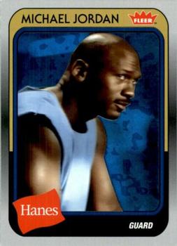 2018-19 Fleer Hanes Michael Jordan 30th Anniversary - Blue Foil #MJ-9 Michael Jordan Front