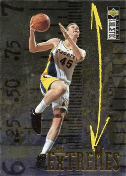 1995-96 Collector's Choice English II - NBA Extremes #E7 Rik Smits Front