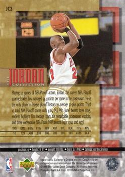 1995-96 Collector's Choice English II - The Jordan Collection #JC3 Michael Jordan Back