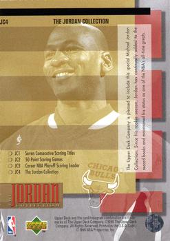 1995-96 Collector's Choice English II - The Jordan Collection #JC4 Michael Jordan Back