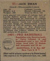 NBA Jersey Database, Minneapolis Lakers 1948-1951 Record: 139-57 (71%)