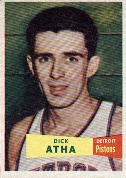 1957-58 Topps #14 Dick Atha Front