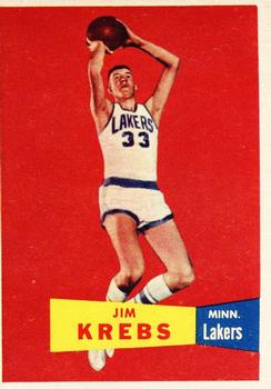 1957-58 Topps #25 Jim Krebs Front