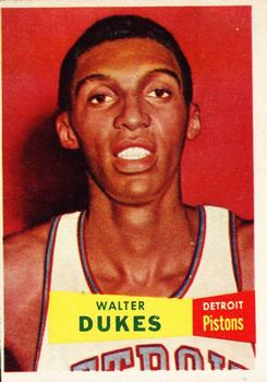 1957-58 Topps #30 Walter Dukes Front
