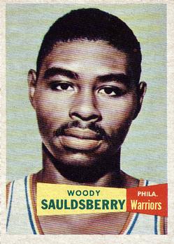 1957-58 Topps #34 Woody Sauldsberry Front