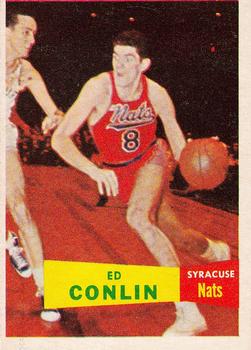 1957-58 Topps #58 Ed Conlin Front