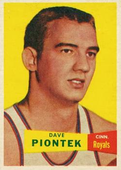 1957-58 Topps #31 Dave Piontek Front