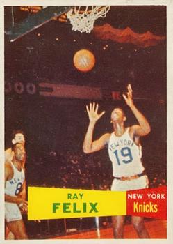 1957-58 Topps #35 Ray Felix Front