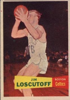 1957-58 Topps #39 Jim Loscutoff Front