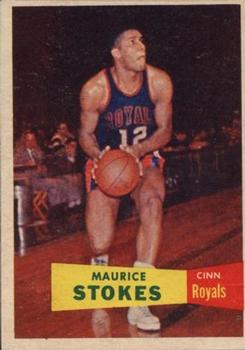 1957-58 Topps #42 Maurice Stokes Front