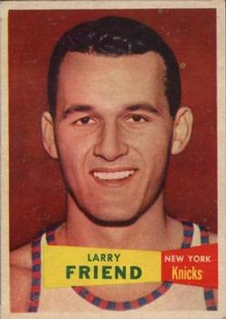 1957-58 Topps #47 Larry Friend Front