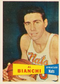 1957-58 Topps #59 Al Bianchi Front