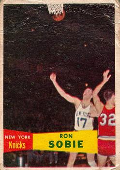 1957-58 Topps #69 Ron Sobie Front