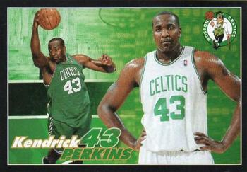 2009-10 Panini NBA Stickers (Brazil/Portuguese) #7 Kendrick Perkins Front
