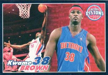2009-10 Panini NBA Stickers (Brazil/Portuguese) #86 Kwame Brown Front