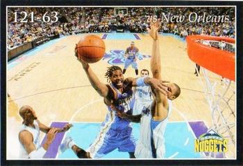2009-10 Panini NBA Stickers (Brazil/Portuguese) #210 Denver Nuggets Records Front