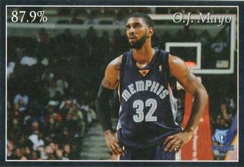 2009-10 Panini NBA Stickers (Brazil/Portuguese) #342 Memphis Grizzlies Records Front