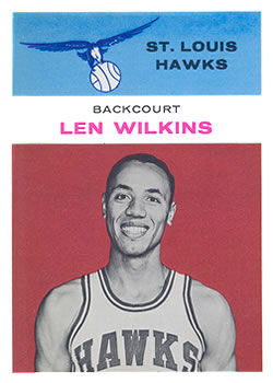 1961-62 Fleer #44 Len Wilkens Front