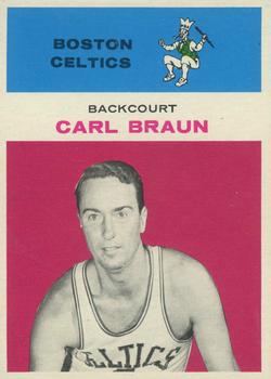 1961-62 Fleer #7 Carl Braun Front
