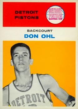 1961-62 Fleer #33 Don Ohl Front