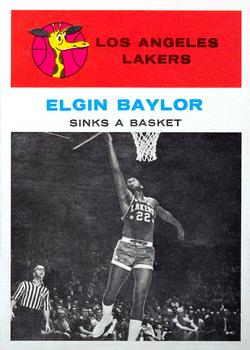 1961-62 Fleer #46 Elgin Baylor Front