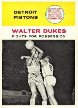 1961-62 Fleer #50 Walter Dukes Front