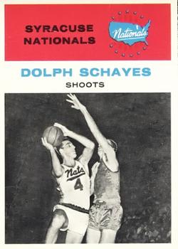 1961-62 Fleer #63 Dolph Schayes Front