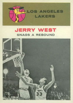 1961-62 Fleer #66 Jerry West Front