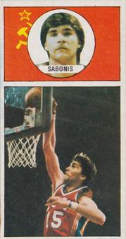 1986-87 J. Merchante Campeonato de Liga Baloncesto #148 Arvydas Sabonis Front