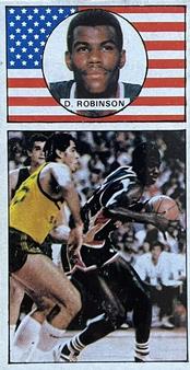 1986-87 J. Merchante Campeonato de Liga Baloncesto #150 David Robinson Front