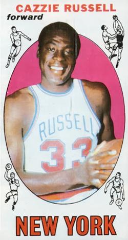1969-70 Topps #3 Cazzie Russell Front