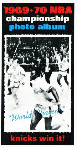 1970-71 Topps #175 1969-70 NBA Championship Final Stats Front