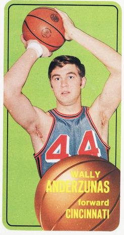 1970-71 Topps #21 Wally Anderzunas Front