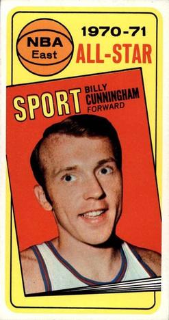 1970-71 Topps #108 Billy Cunningham Front