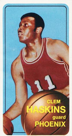 1970-71 Topps #165 Clem Haskins Front