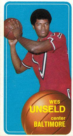 1970-71 Topps #72 Wes Unseld Front