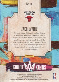 2018-19 Panini Court Kings - Renaissance Men #3 Zach LaVine Back
