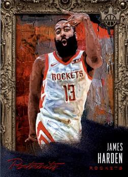 2018-19 Panini Court Kings - Portraits Ruby #32 James Harden Front