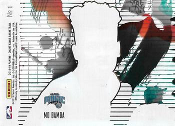 2018-19 Panini Court Kings - Acetate Rookies #1 Mo Bamba Back