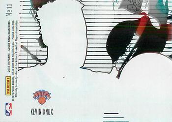 2018-19 Panini Court Kings - Acetate Rookies #11 Kevin Knox Back