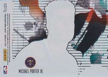 2018-19 Panini Court Kings - Acetate Rookies #23 Michael Porter Jr. Back