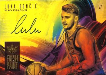 2018-19 Panini Court Kings - Fresh Paint Masterpiece #FP-LDC Luka Doncic Front