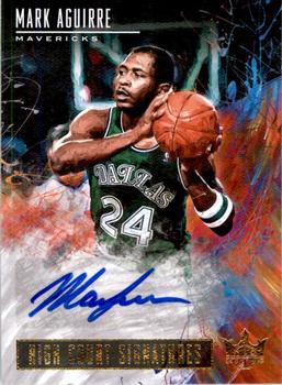 2018-19 Panini Court Kings - High Court Signatures #HC-MAG Mark Aguirre Front