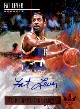 2018-19 Panini Court Kings - High Court Signatures Ruby #HC-FLV Fat Lever Front